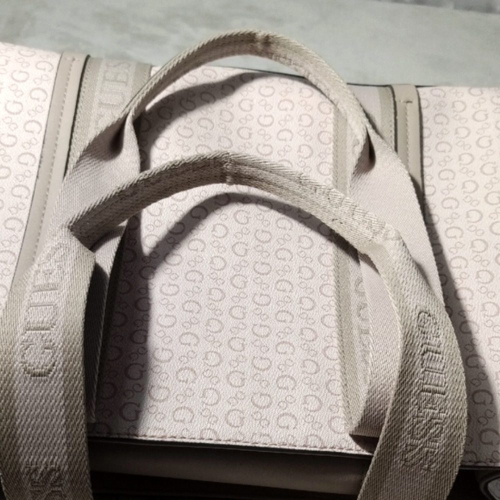 Guess Blush Monogram Tote - image 6